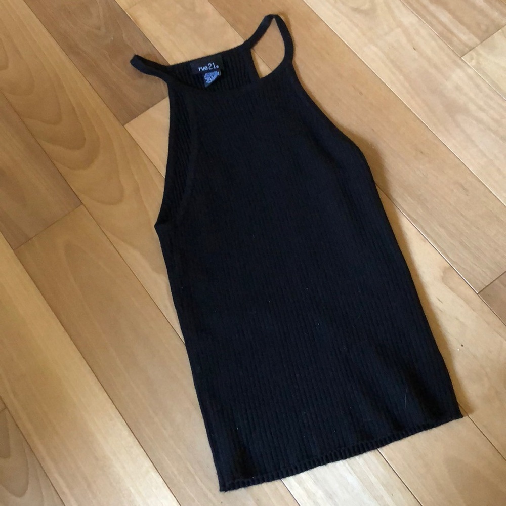 Black halter tank from rue 21